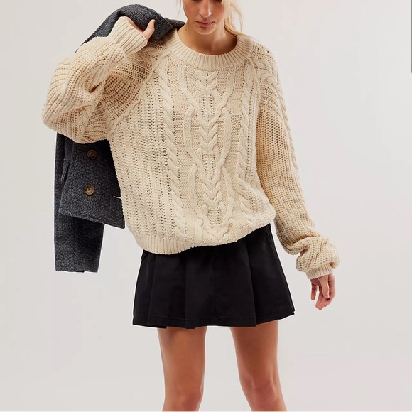 Free People Frankie Cable Sweater - Picture 10 of 10